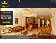 Tablet Screenshot of hotelcanciller.com